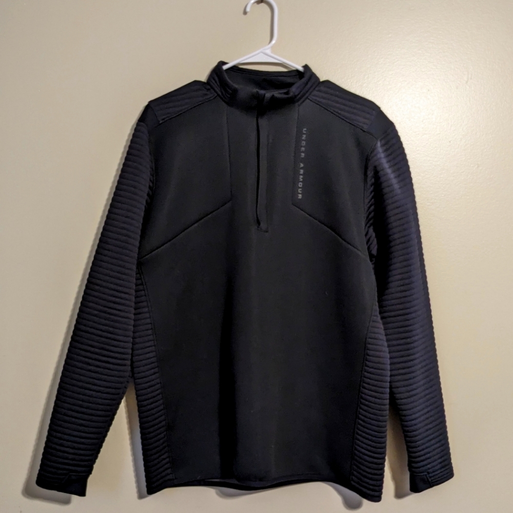 Under Armour Loose Golf Coldgear Large Pullover Athletic Shacket EUC